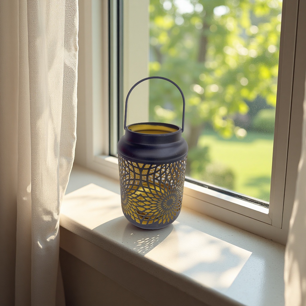 中东铁艺复古瓶子烛台节日装饰金属蜡烛杯悬挂蜡台镂空容器灯笼装饰品蜡烛烛台