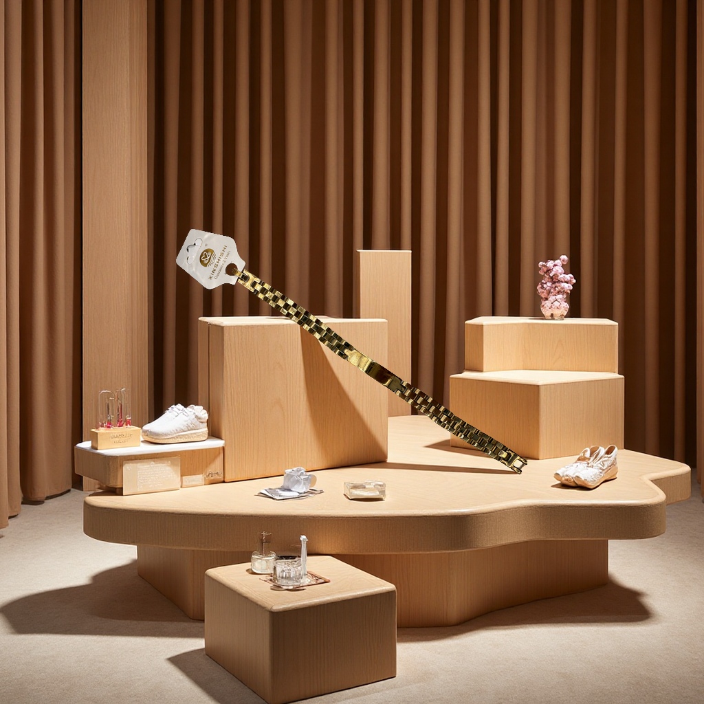 金色手链时尚简约百搭欧美潮男款手链女款潮流手饰饰品送礼品装饰