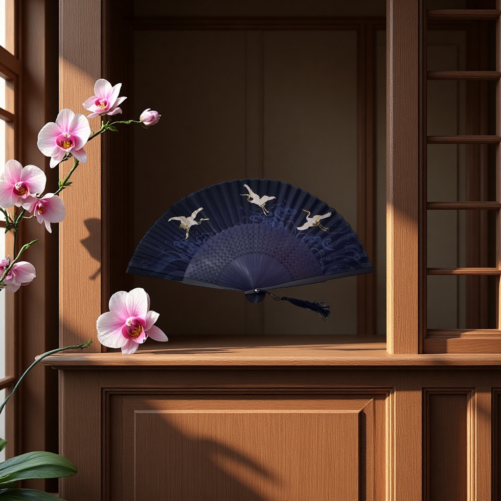 国风扇子产品图