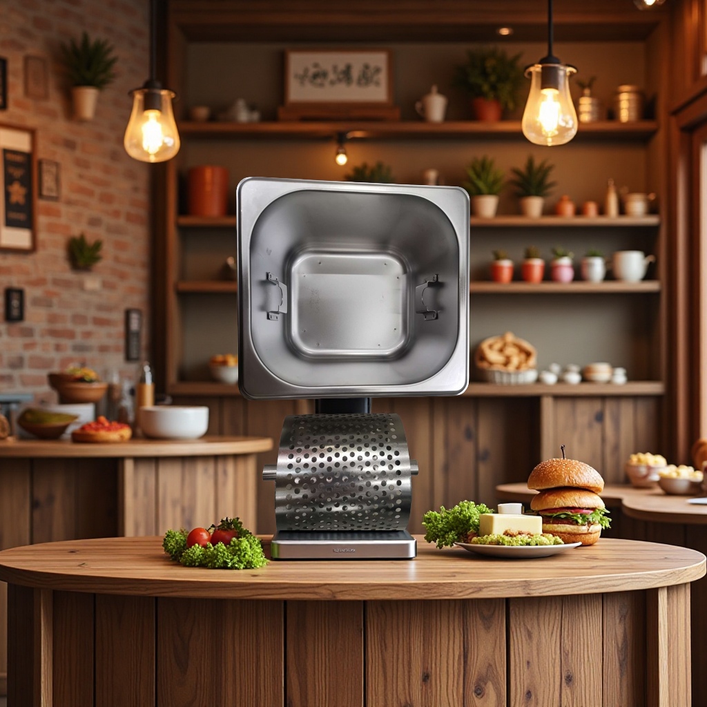 黄油滚轮黄油涂抹器美式汉堡不锈钢黄油滚轮汉堡工具