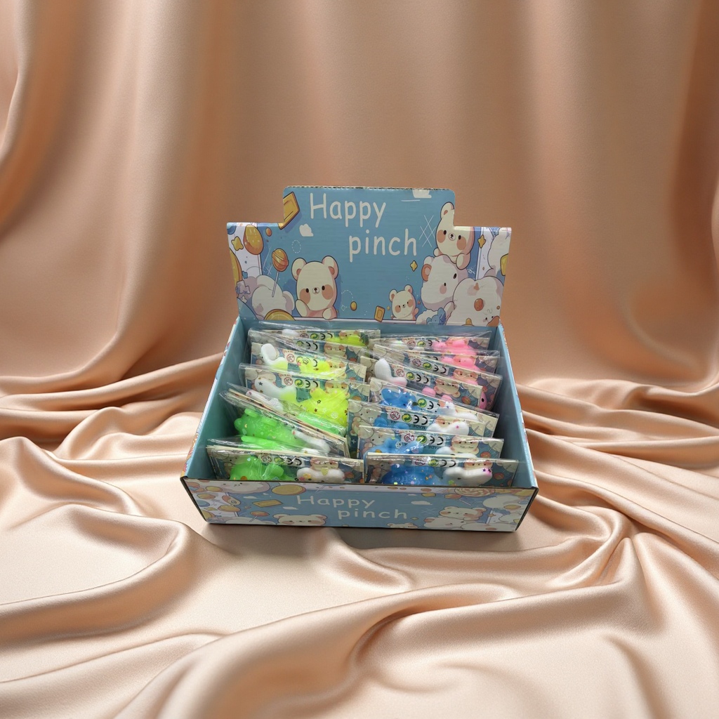 发泄捏捏乐仿真卡头双色金鱼PVC袋儿童解压玩具厂家直销