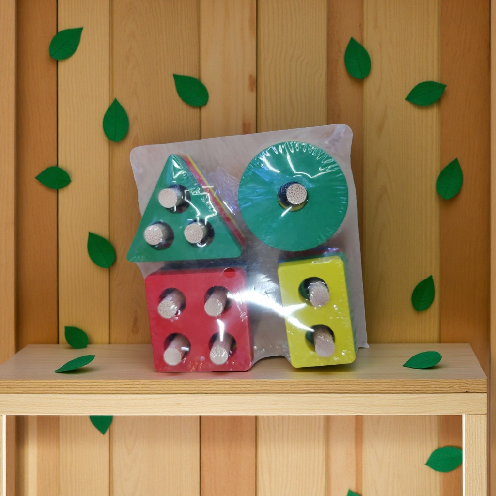 儿童木质玩具益智拼图手工DIY早教启蒙玩具安全环保儿童礼物经典款