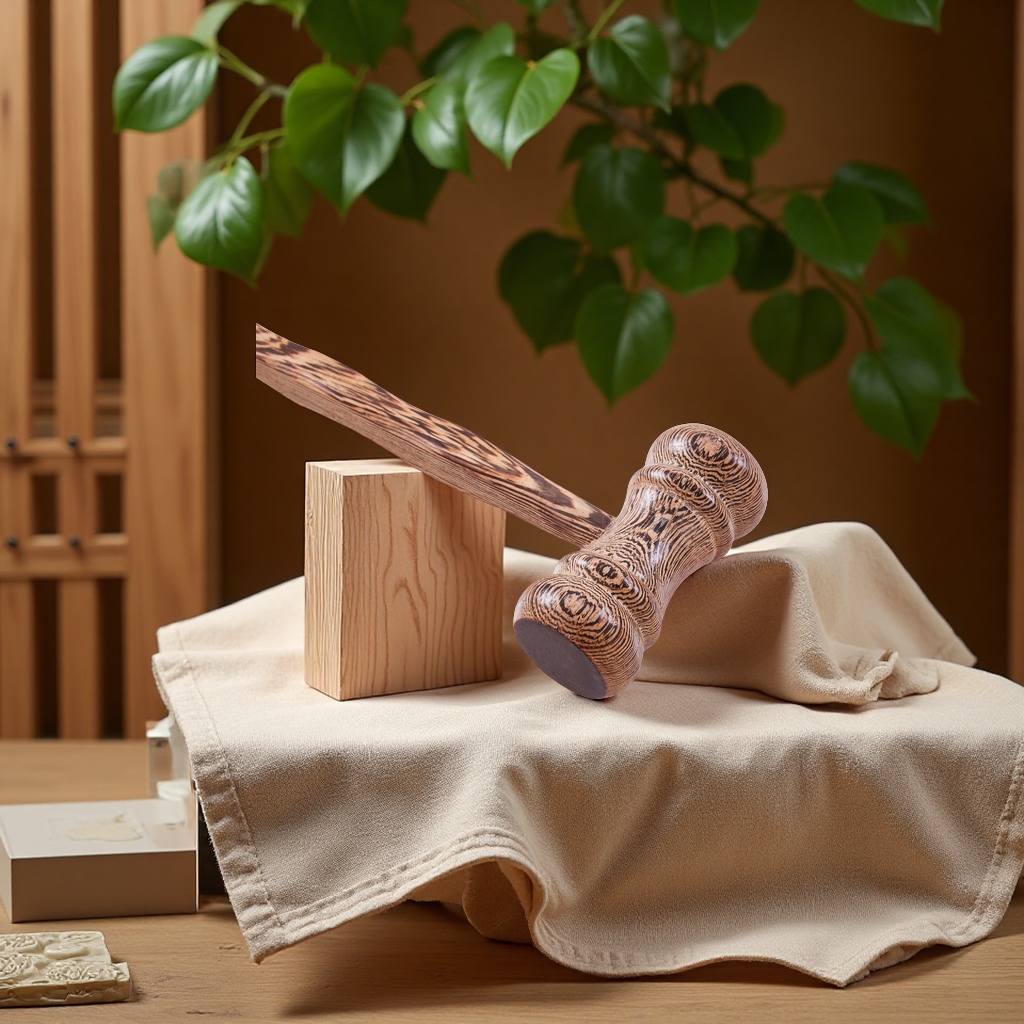 Chicken wing wood multi-functional massage hammer handicraft, tap tap Meridian fitness auction, wooden massage device wholesale Application Scenario
