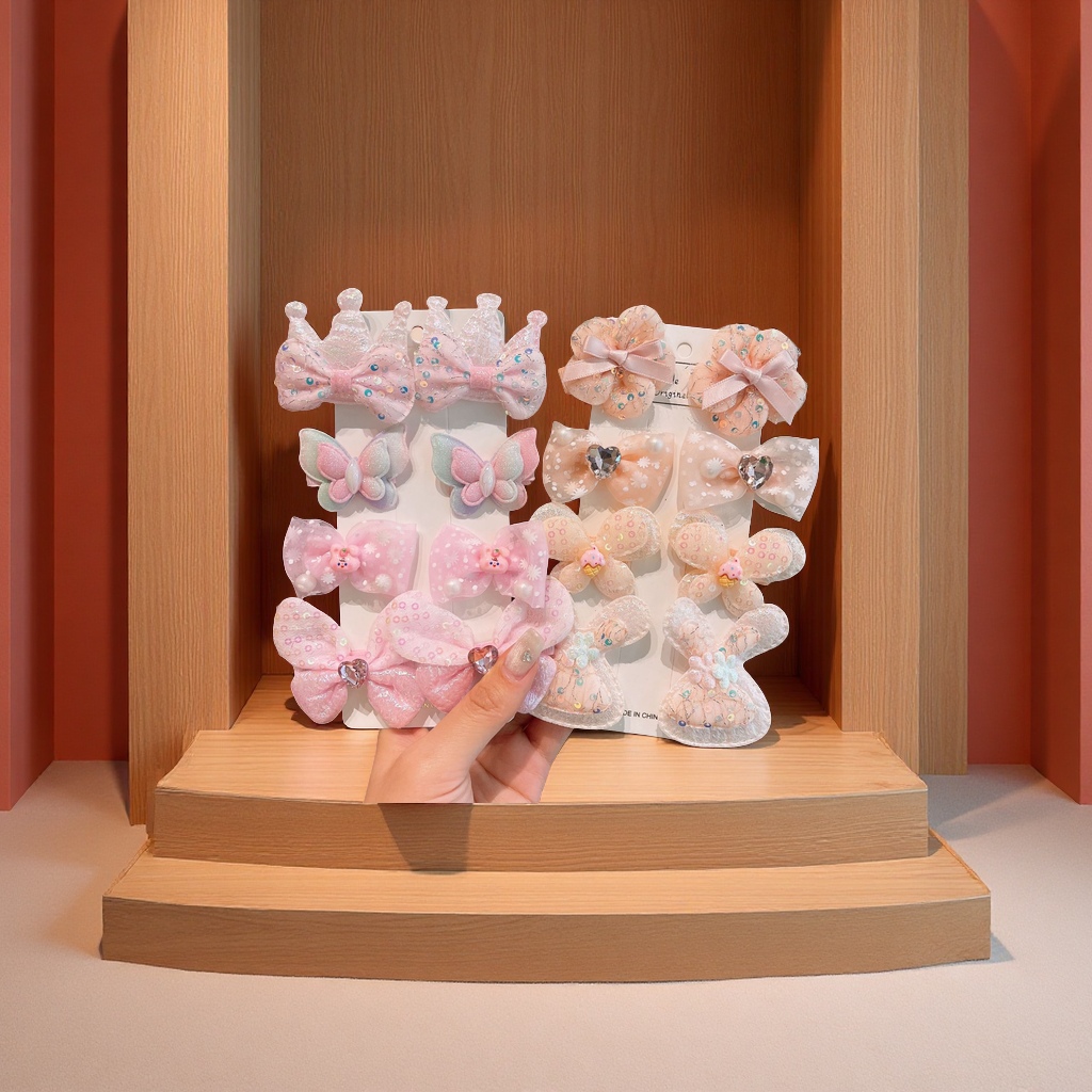 Children's hair accessories, cute hair clips, baby hair clips, children's headwear, hair bands, hair accessories, toddler hair accessories and dressing accessories are available in a variety of styles Specification image