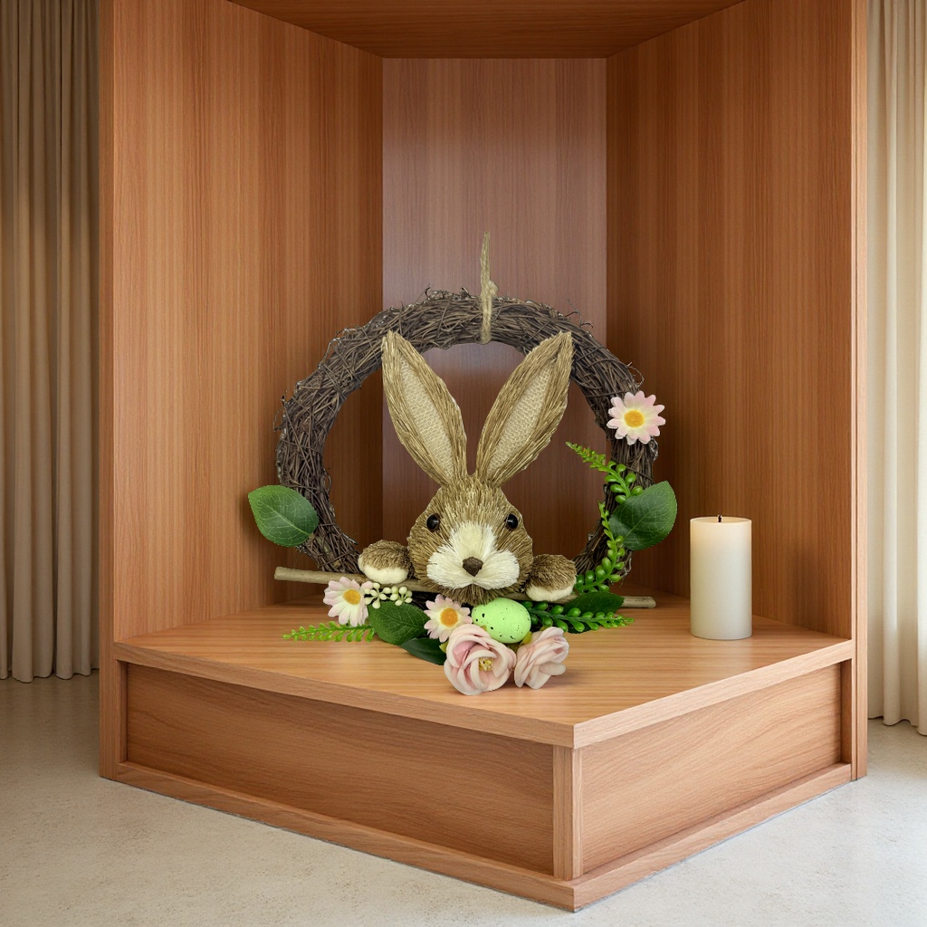 复活节装饰花环手工艺品节日装饰春季挂饰创意家居布置礼品产品图