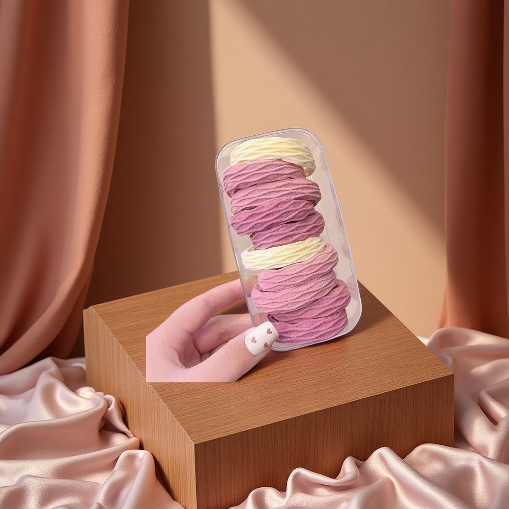 粉色软糯不伤发头绳高弹力耐用无缝发圈扎高马尾绑头发橡皮筋粉色～软糯不伤发头绳高弹力耐用无缝发圈扎高马尾绑头发橡皮筋 发绳