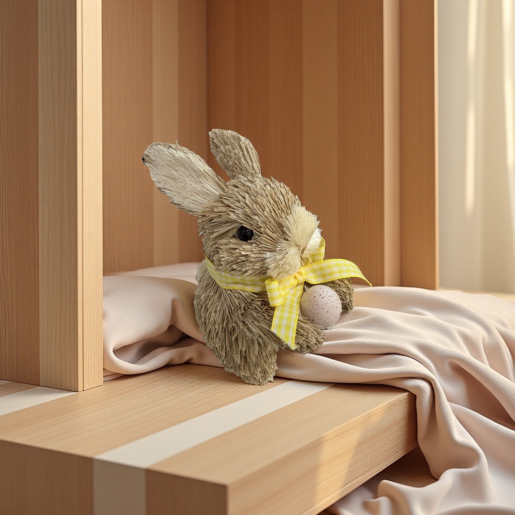 复活节装饰工艺品兔子手工摆件节日装饰品创意家居装饰品礼物产品图