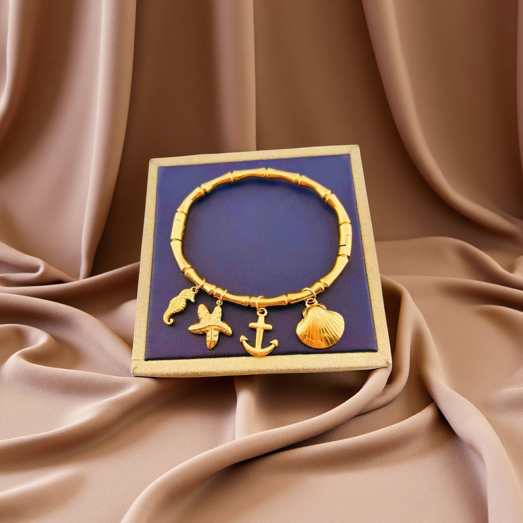 金银手镯时尚简约纯银手环女士手饰经典复古银饰品送礼品