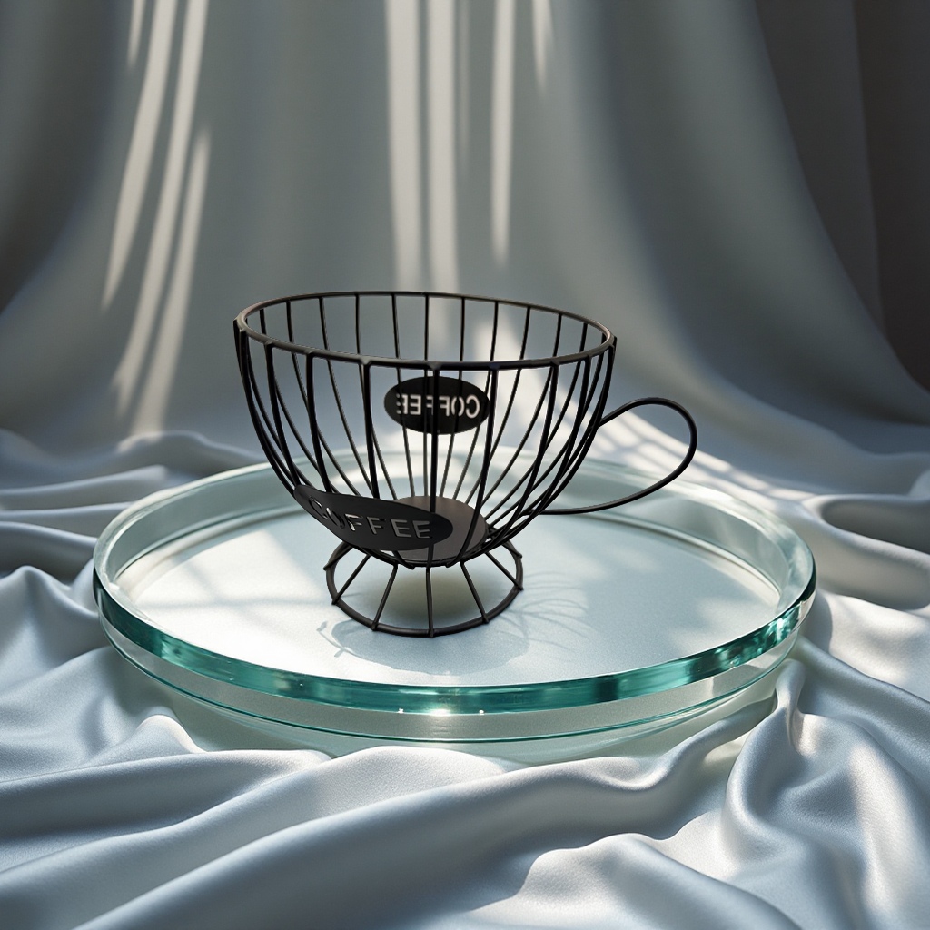 咖啡果篮手工编织多功能收纳篮家居装饰创意收纳容器咖啡色实用款水果盘