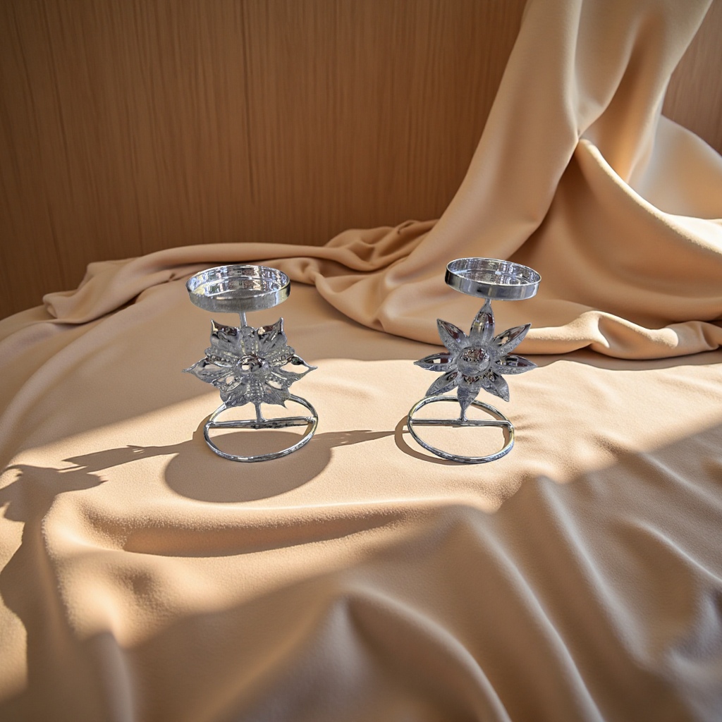 烛台、蜡烛器皿实物图