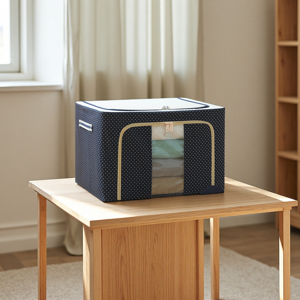 收纳箱/露营收纳箱/收纳箱布/收纳箱棉麻/被褥收纳箱产品图