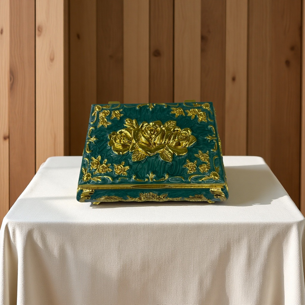 多功能镜盒首饰盒化妆收纳盒工艺摆件简约时尚家用饰品整理神器