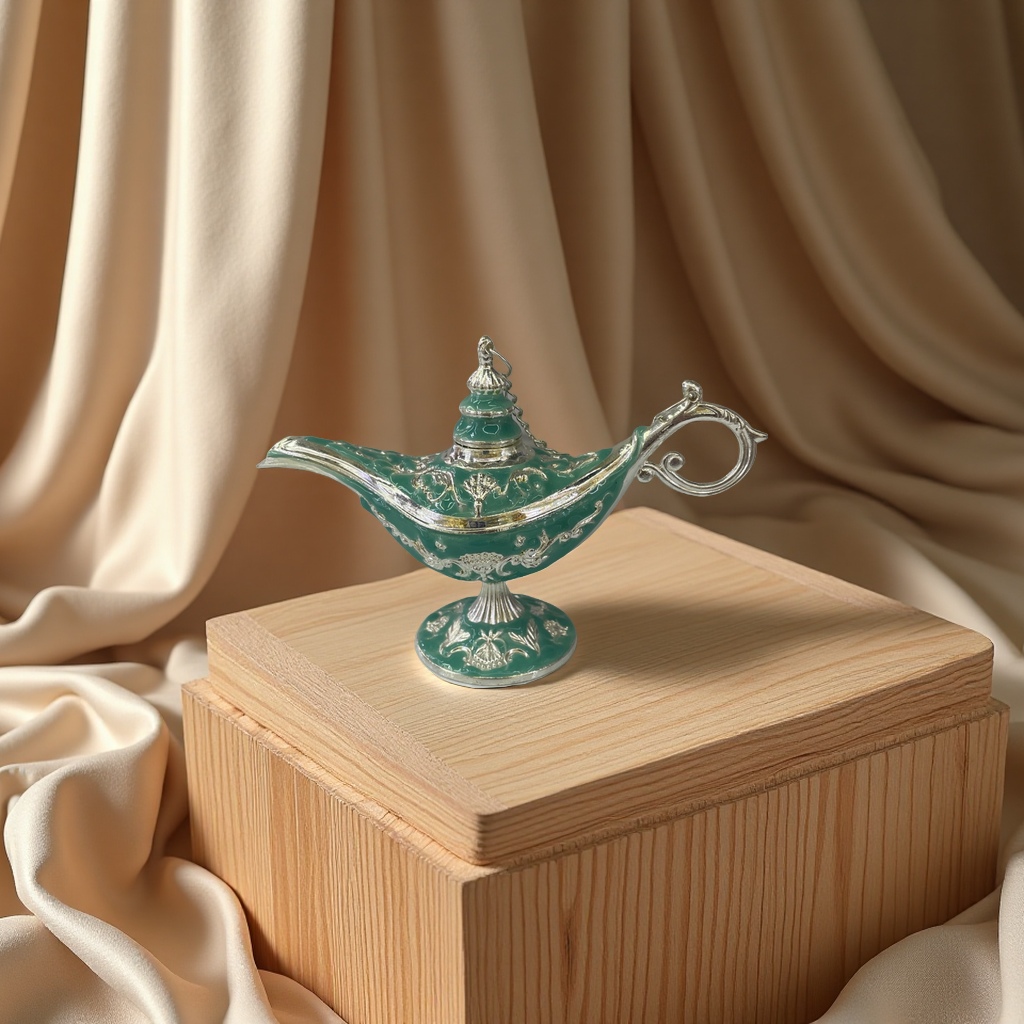 阿拉丁神灯经典复古手工工艺收藏摆件创意礼品家居装饰品艺术品产品图