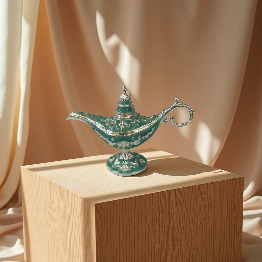 阿拉丁神灯经典复古手工工艺收藏摆件创意礼品家居装饰品艺术品细节图