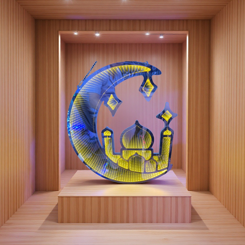 斋月串灯田园花朵灯小夜灯户外泳池灯加湿器温馨装饰节日氛围串灯斋月细节图