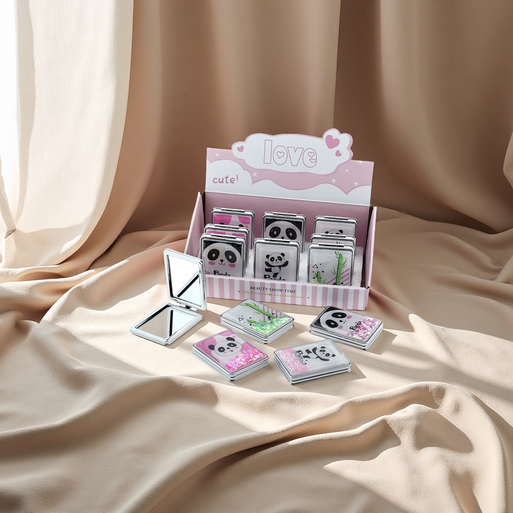 LED化妆镜折叠多面镜子防碎镜子镜梳镜子便携镜子化妆镜子美容镜子适用女生学生宿舍办公桌面化妆用品详情图2