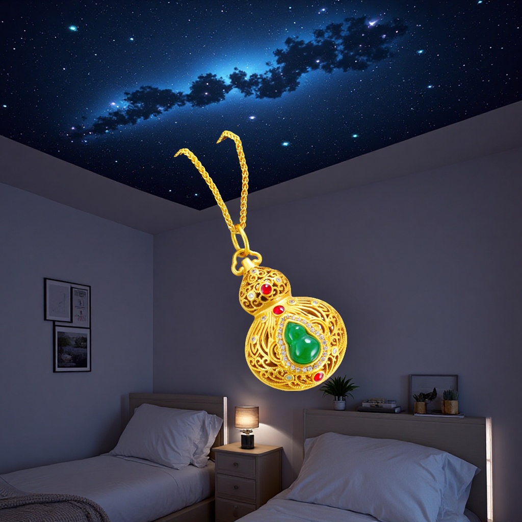 玉葫芦吊坠天然玉石挂件时尚简约项链配饰男女款礼物收藏产品图