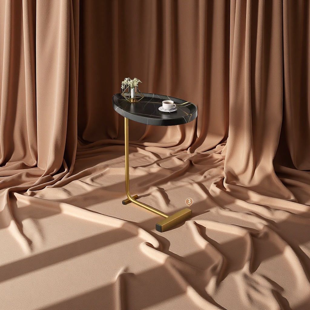 水滴茶几移动迷你沙发汽车床边床头柜多功能家用简约现代摆件细节图