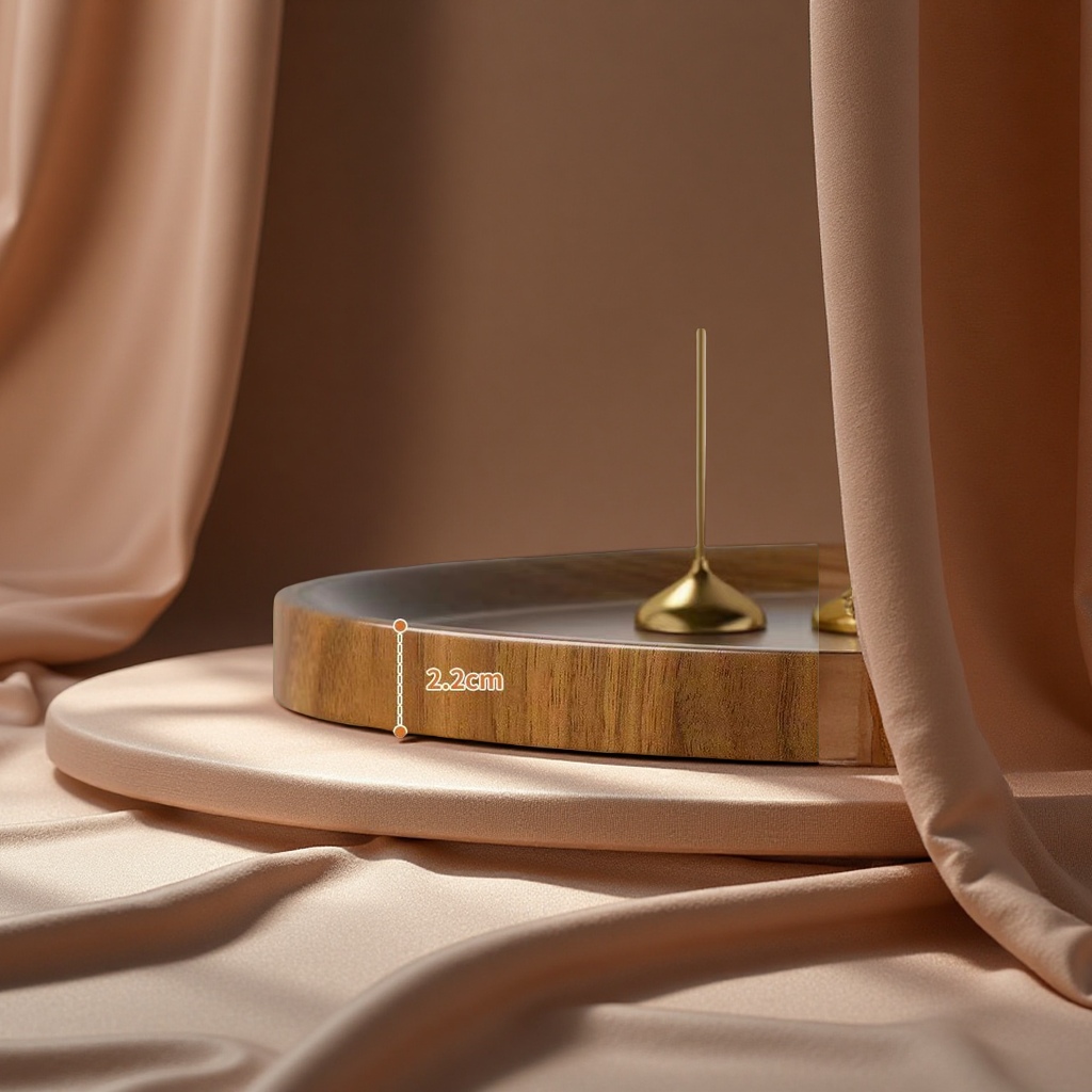 水滴茶几移动迷你沙发汽车床边床头柜多功能家用简约现代摆件产品图