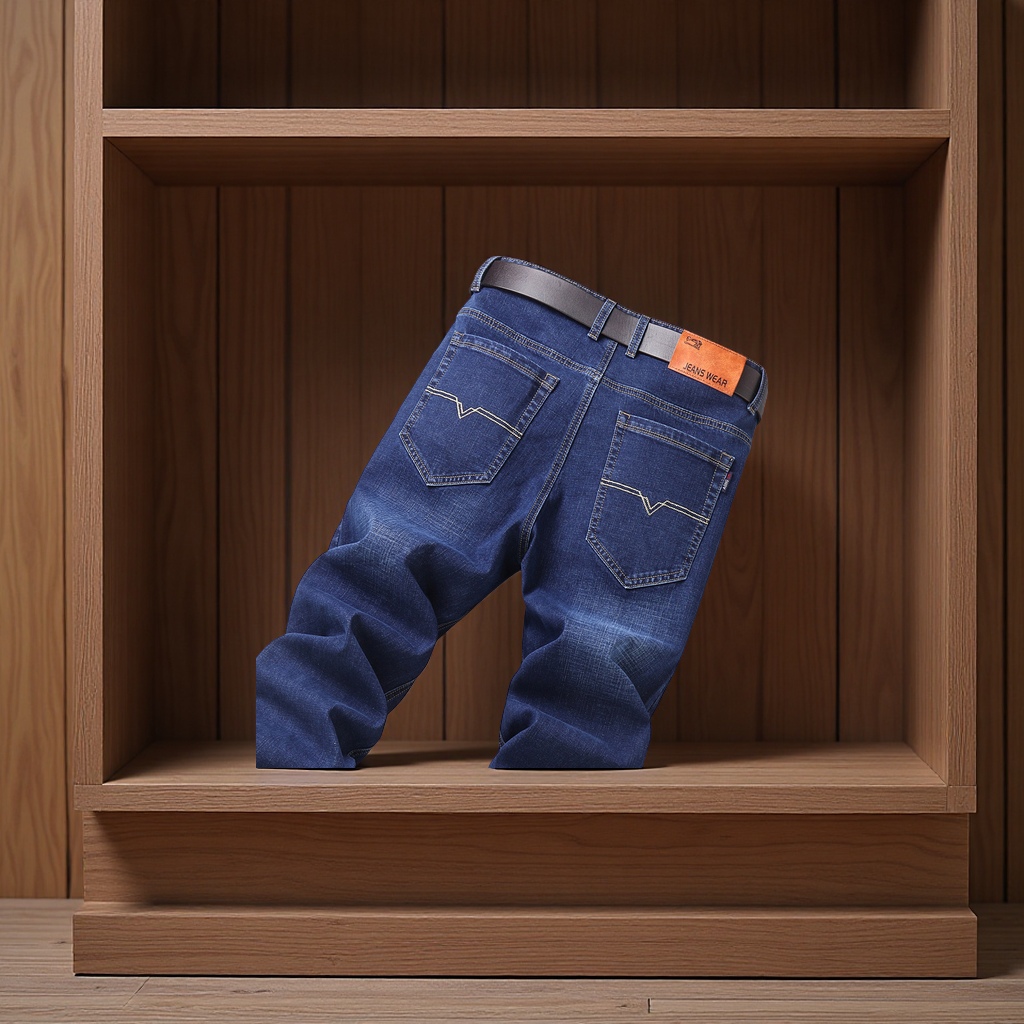 男士牛仔裤实物图