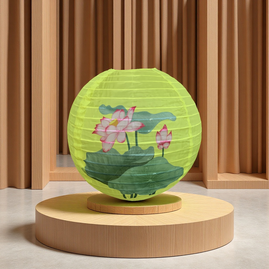 中国风防水绸布灯笼节庆挂饰灯笼悬挂装饰彩色灯笼节日布置中秋元宵手提灯笼产品图