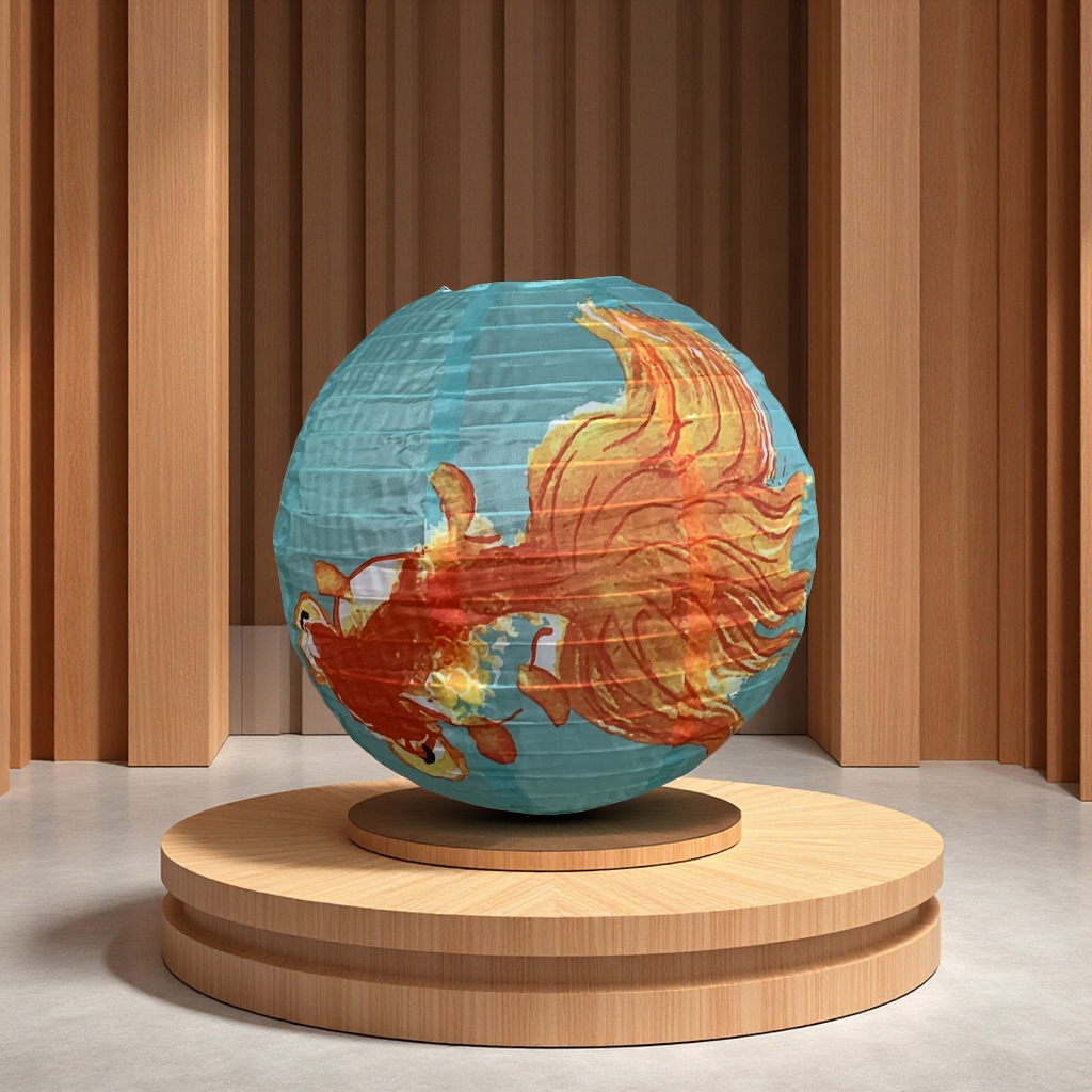 中国风防水绸布灯笼节庆挂饰灯笼悬挂装饰彩色灯笼节日布置中秋元宵手提灯笼白底实物图