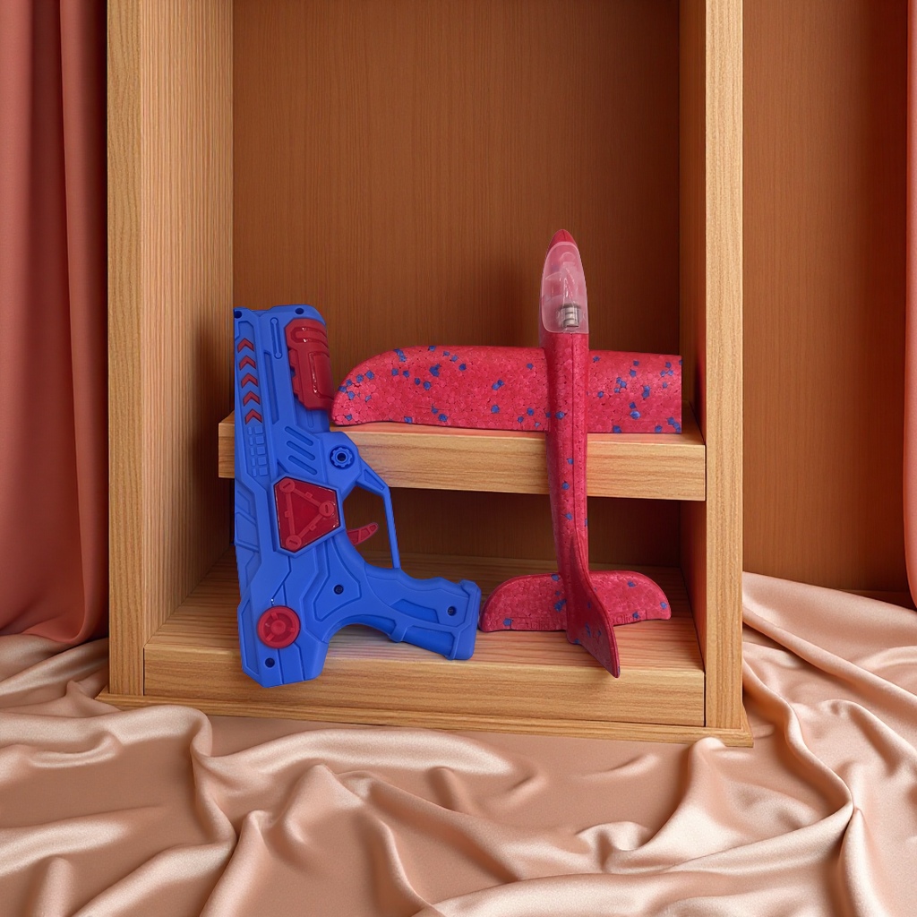 玩具发光弹射飞机儿童益智飞行模型夜光飞行器趣味玩具适合6岁以上