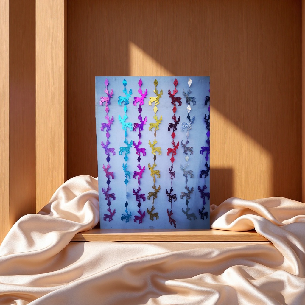 拉花、彩带、彩条实物图