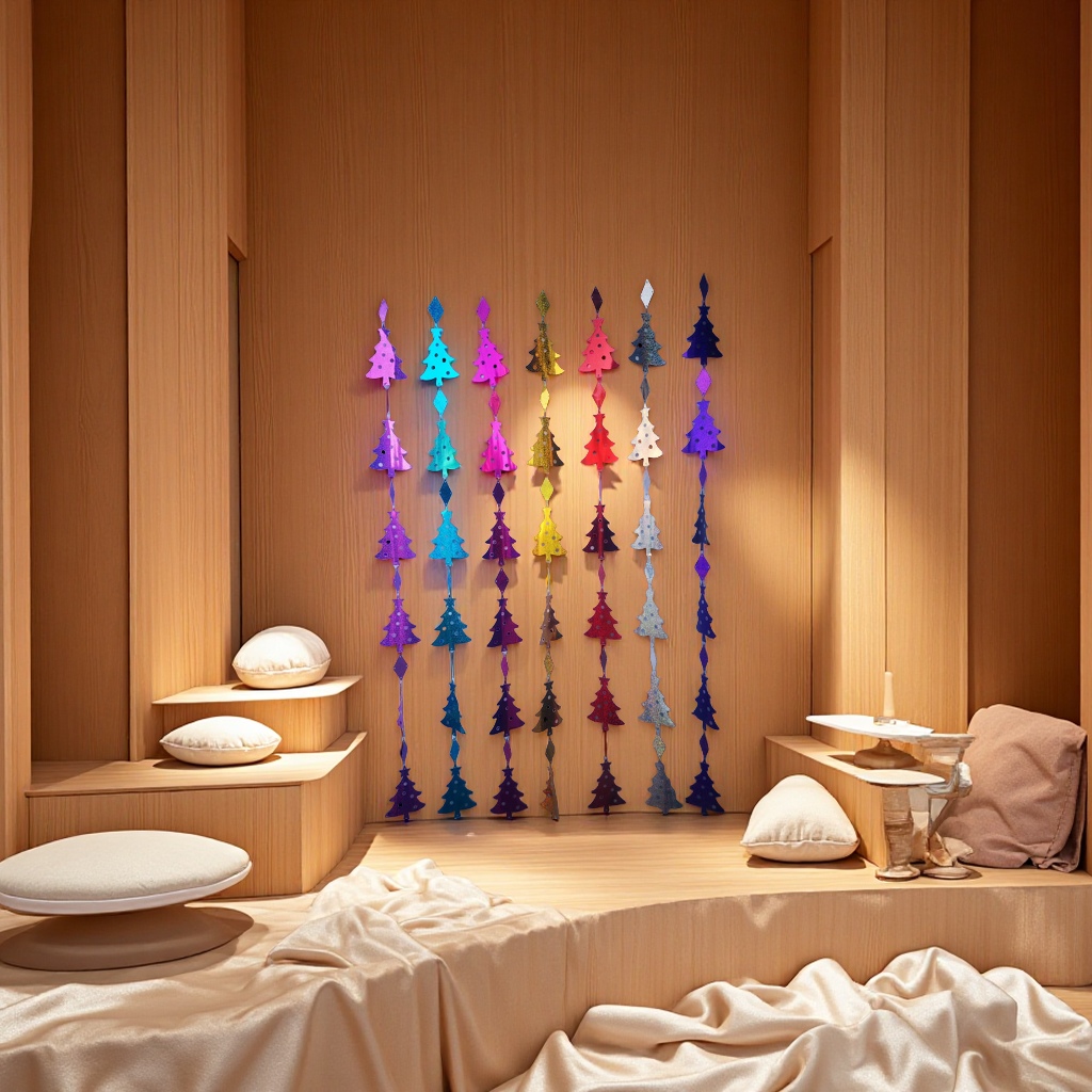 节日装饰挂饰1米彩带悬挂装饰品节日布置装饰用品家庭聚会装饰品家居装饰挂件