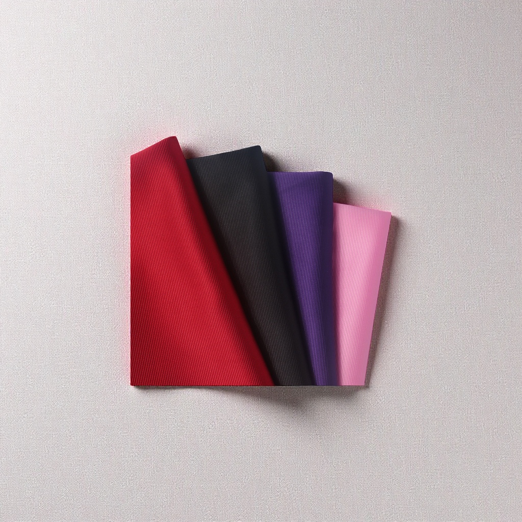 现货提花斜纹涤纶色织面料色织螺纹领带领结纯色布料时尚休闲西装配料