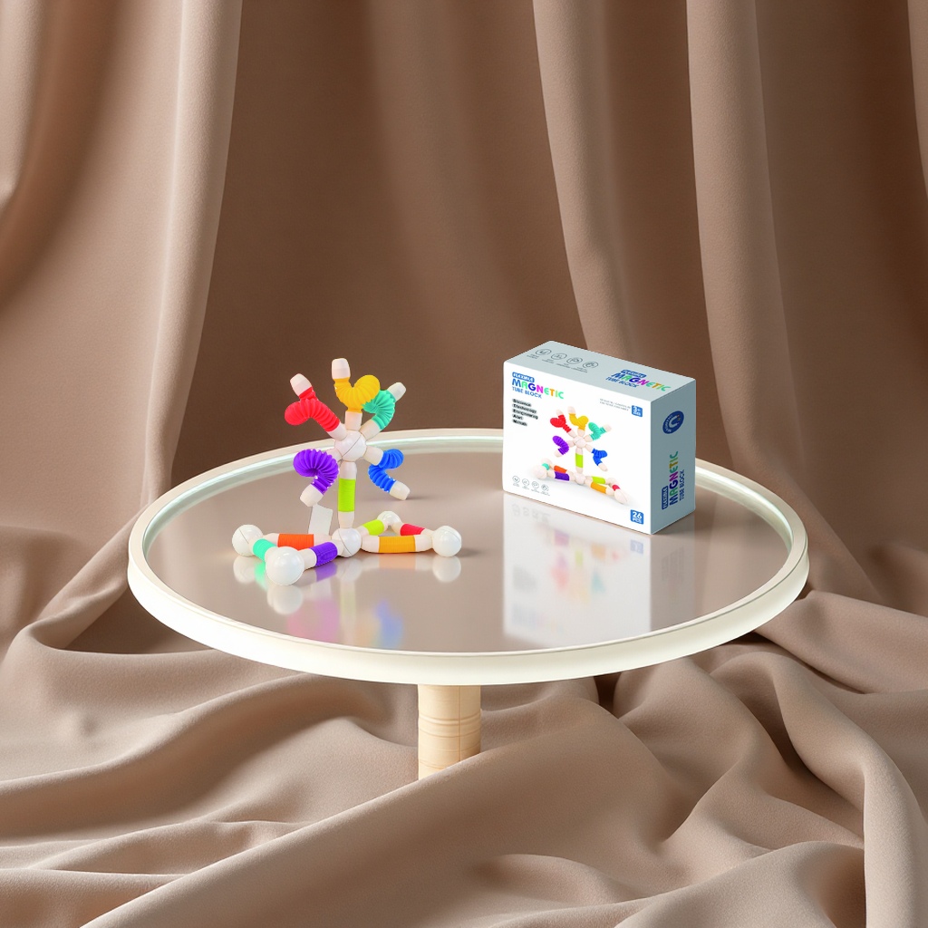 伸缩磁力棒多功能强力吸附便携家用磁性长短调节玩具磁铁