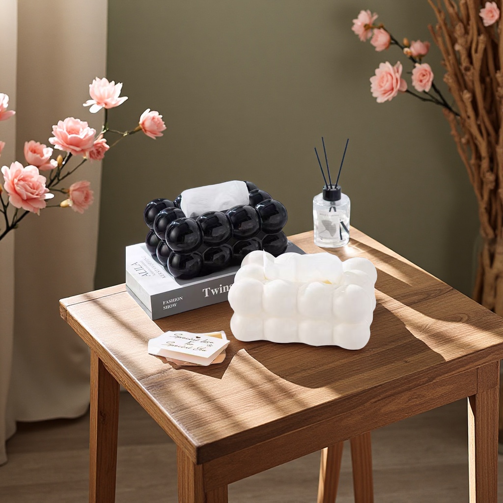 纸巾盒白底实物图