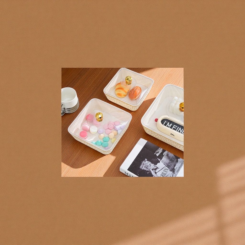 塑料点心盘沥水果盘实木干果盒多功能水果盘塑料果盘家庭厨房用品