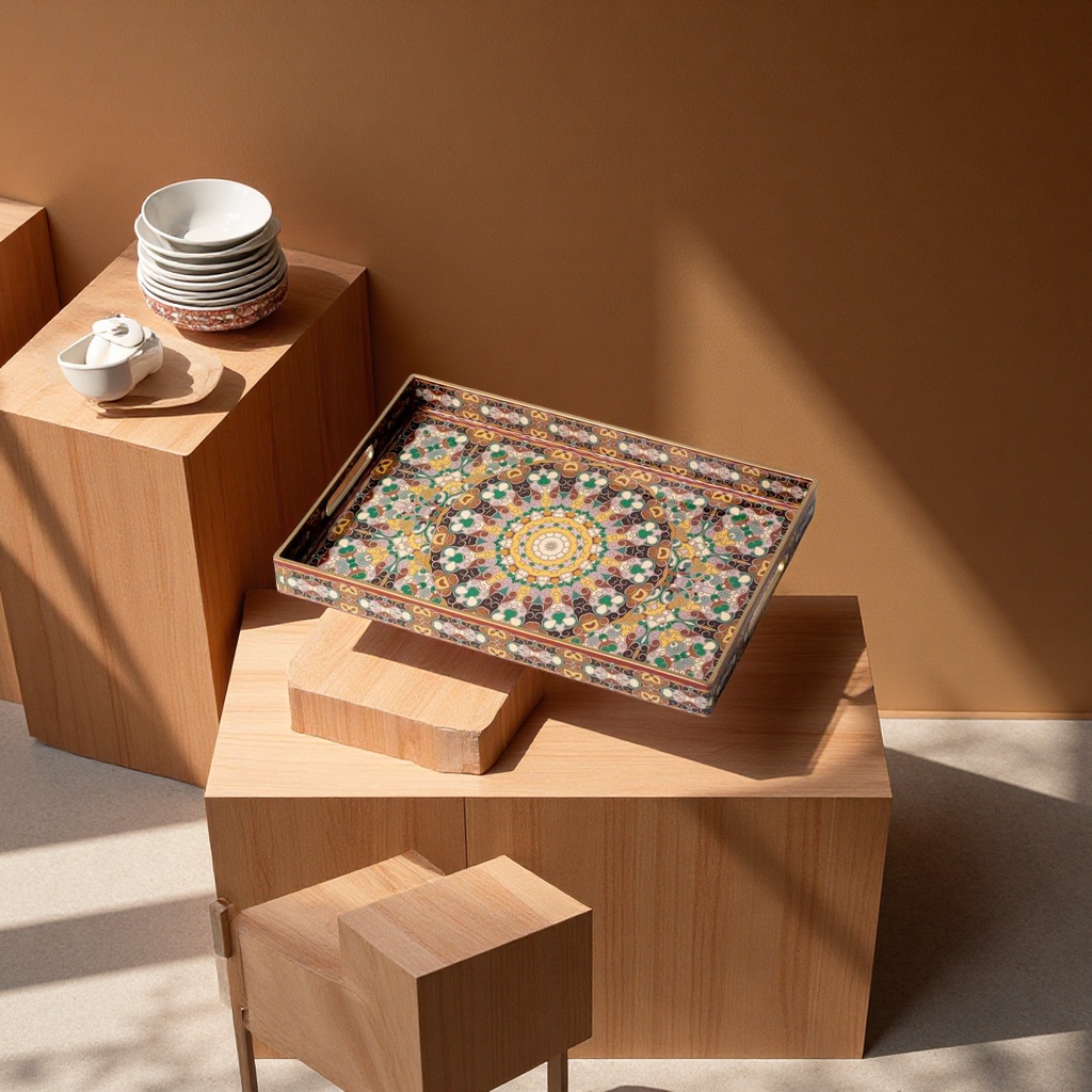 酒店专用收纳托盘，果盘，摩洛哥风格托盘