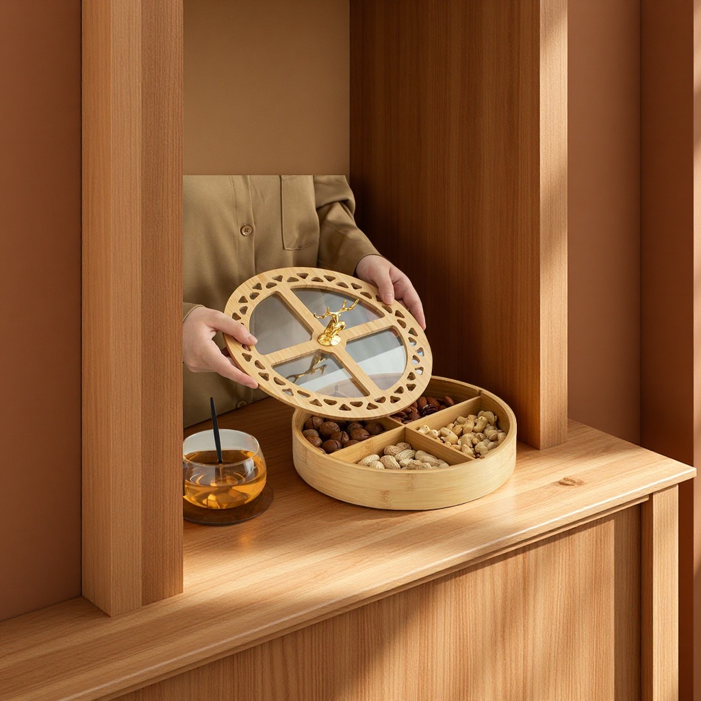 糖果盒，坚果盒细节图