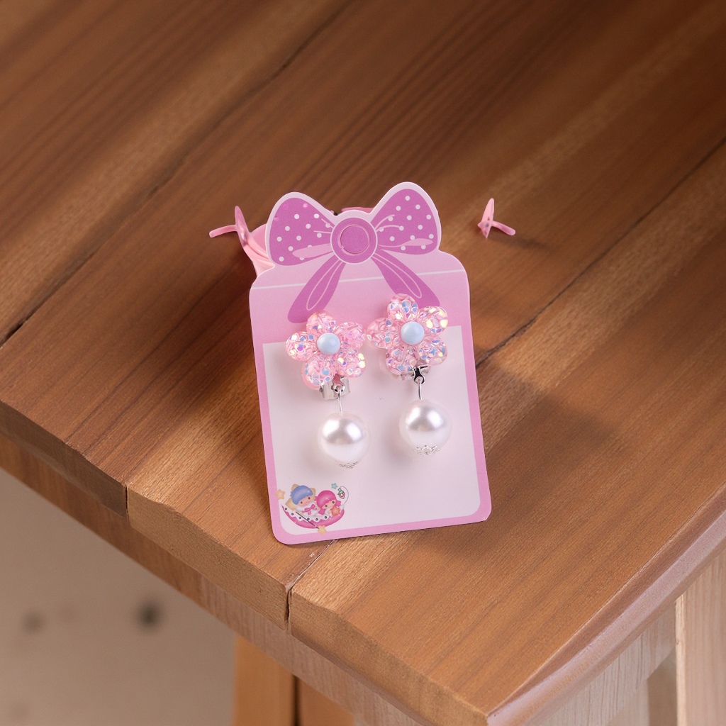 儿童耳饰实物图