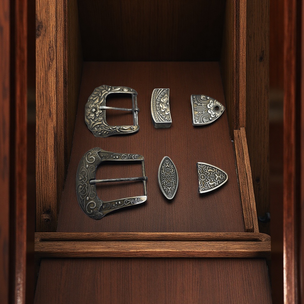 皮带扣白底实物图