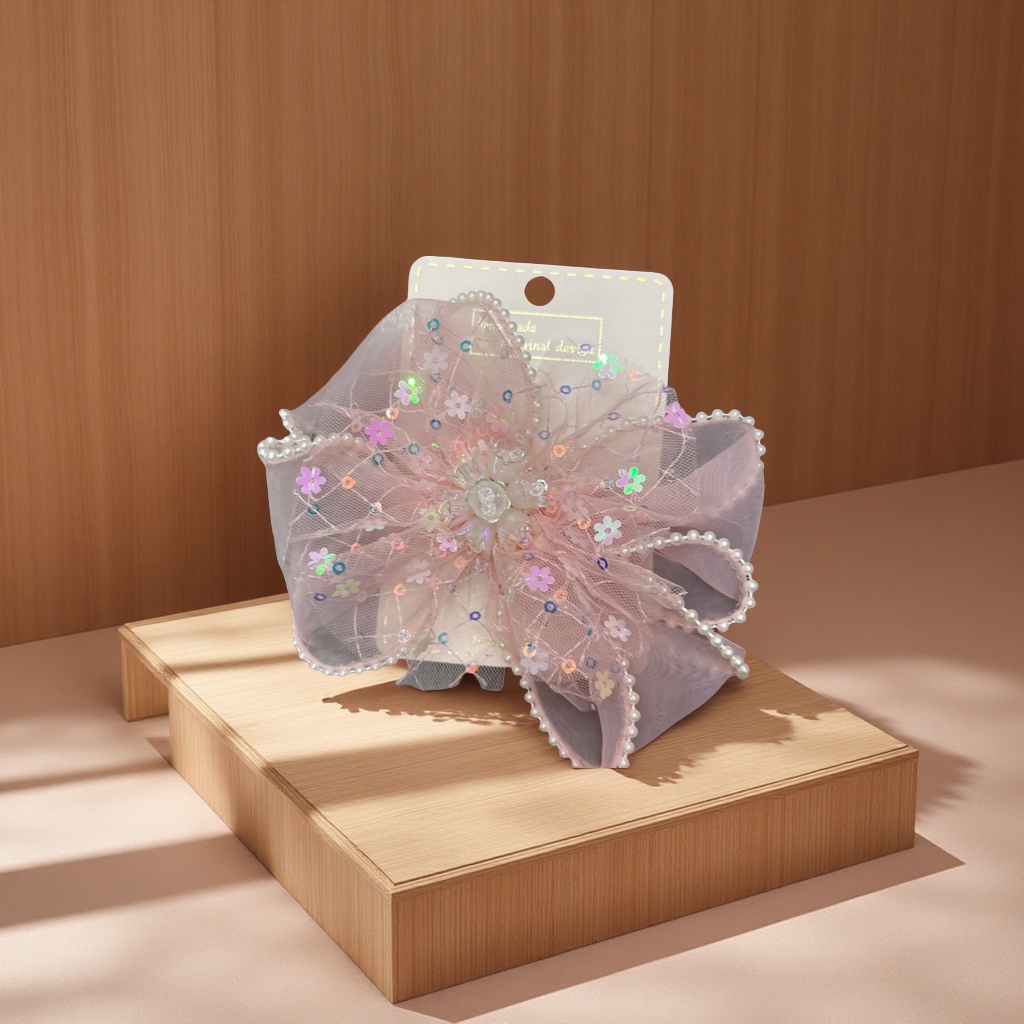 蝴蝶结发饰韩版甜美可爱发夹儿童成人发箍发饰品头饰配饰女款多色选择