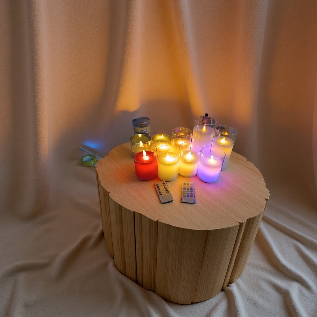 智能灯杯灯带套装多色变光USB充电创意灯泡装饰夜灯家用氛围灯