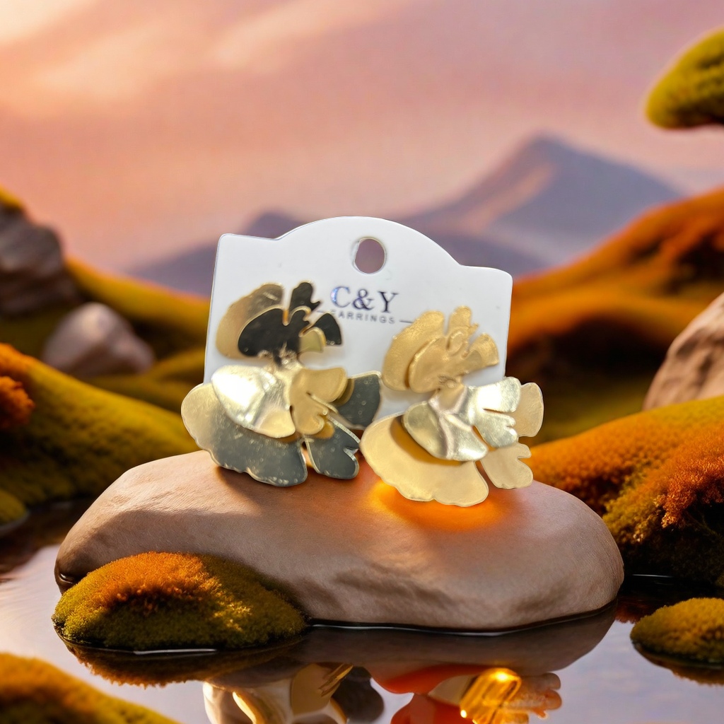 时尚简约金属耳环女气质百搭耳饰耳钉耳坠潮流个性耳环配饰女款