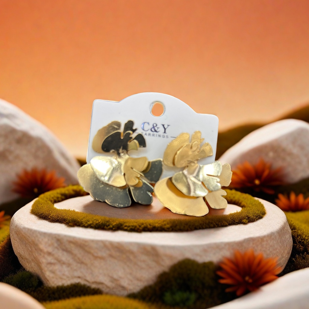 时尚简约金属耳环女气质百搭耳饰耳钉耳坠潮流个性耳环配饰女款细节图