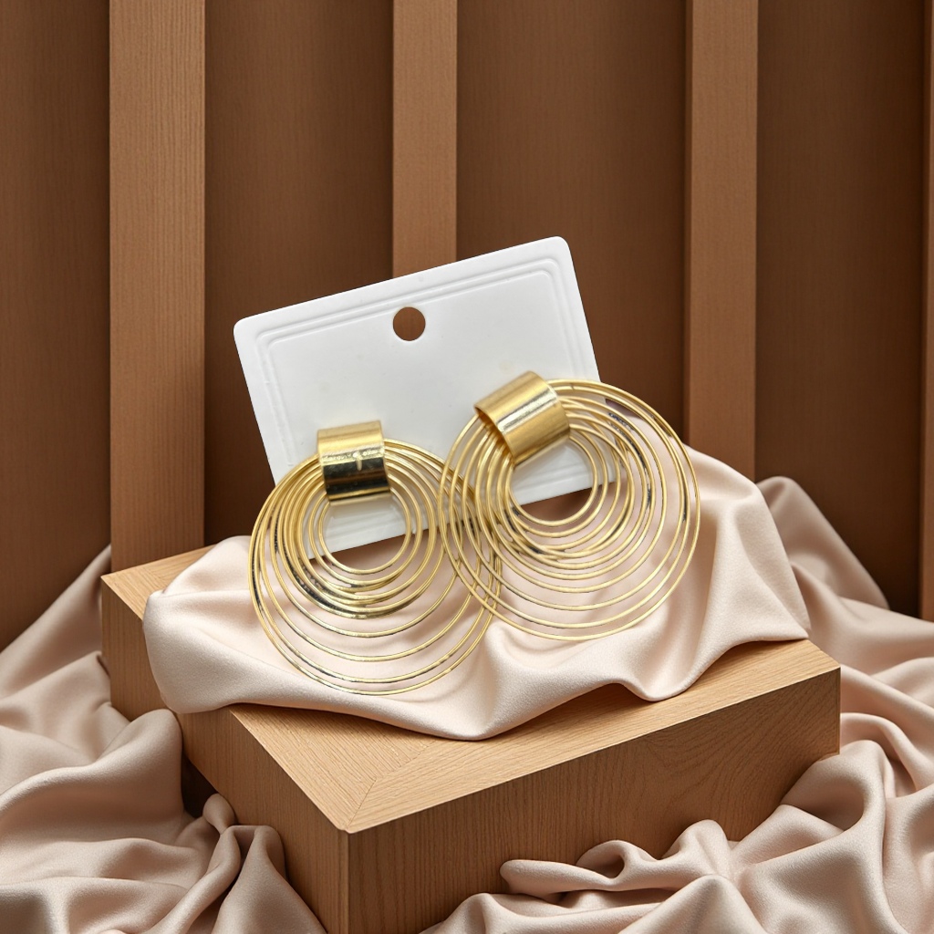 时尚简约金属耳环女气质百搭耳饰个性潮流耳坠耳饰品女款配饰