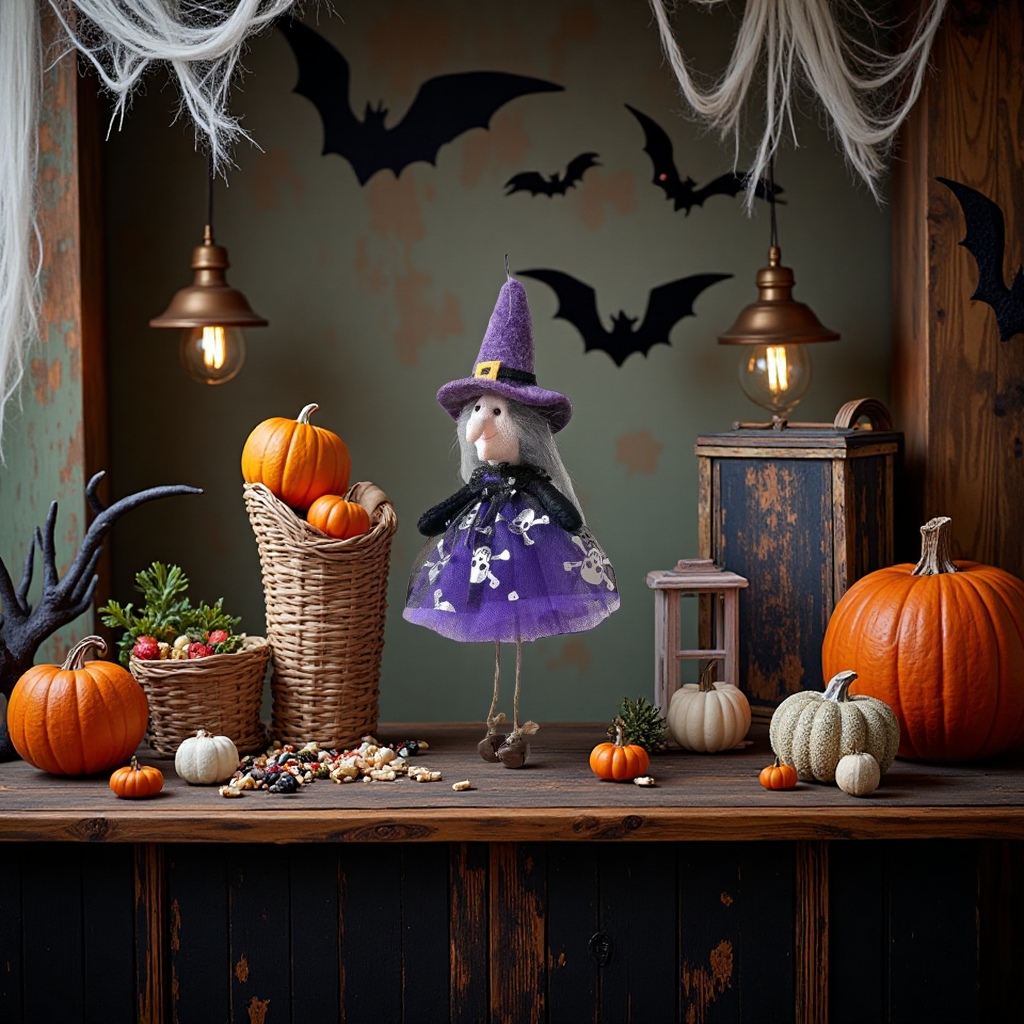 万圣节工艺品细节图