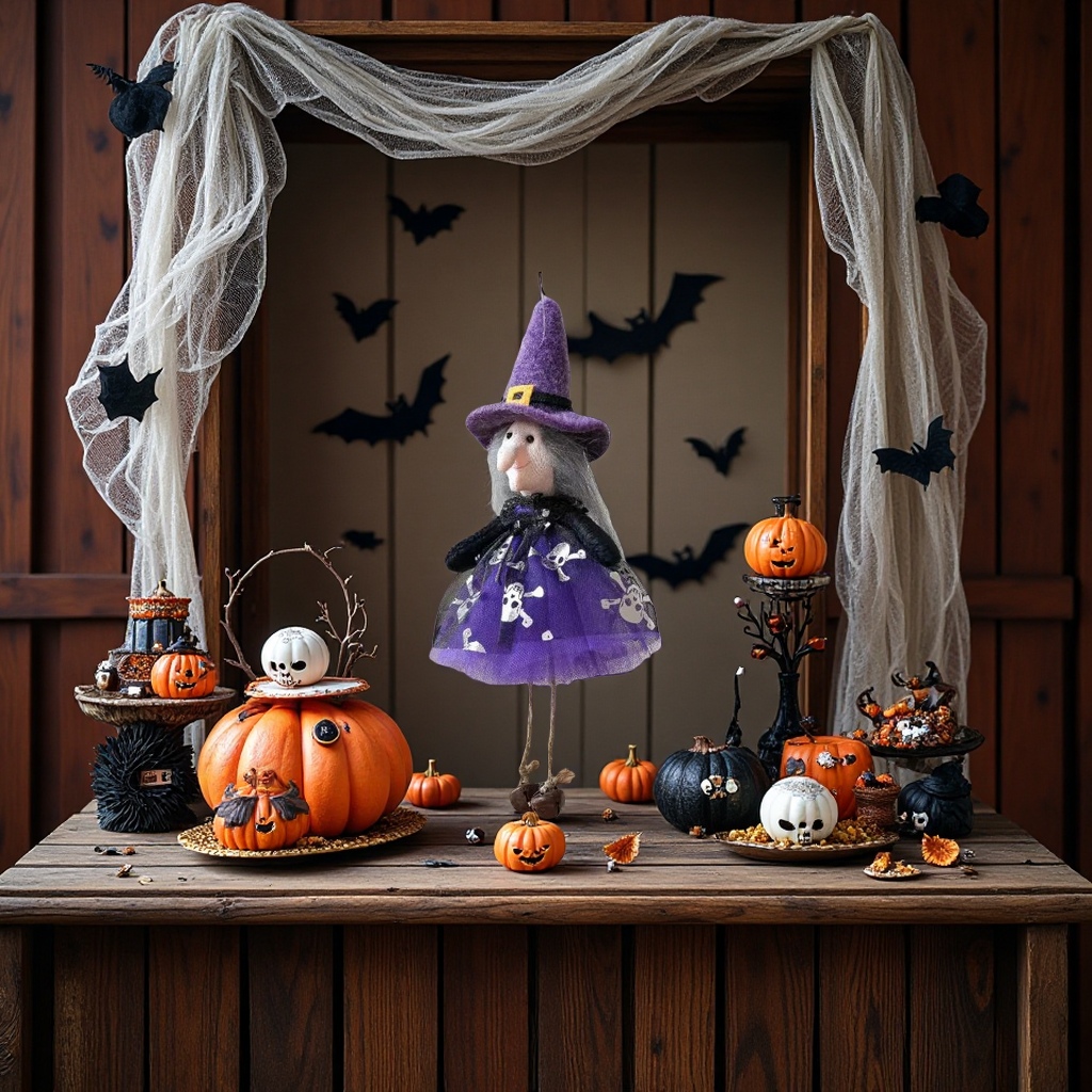 万圣节巫婆挂件