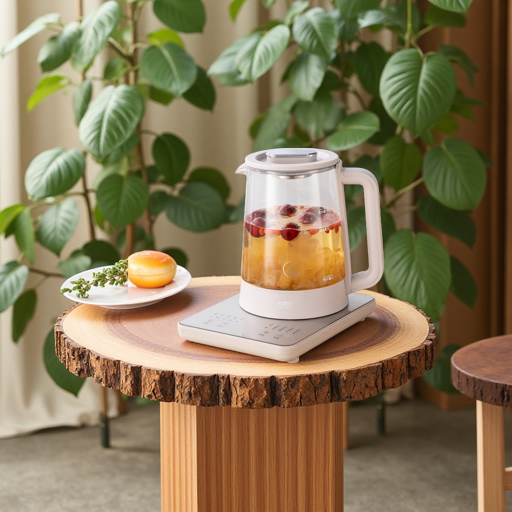 闲媳妇纯钛养生壶多功能家用煎药壶办公室全自动烧水茶壶礼品