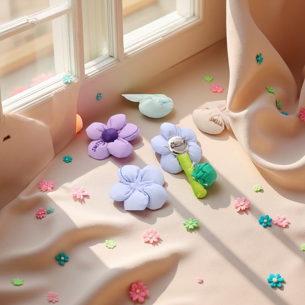 文件扣绳樱花中号橡皮笔帽多功能文具配件办公学习用品整套装