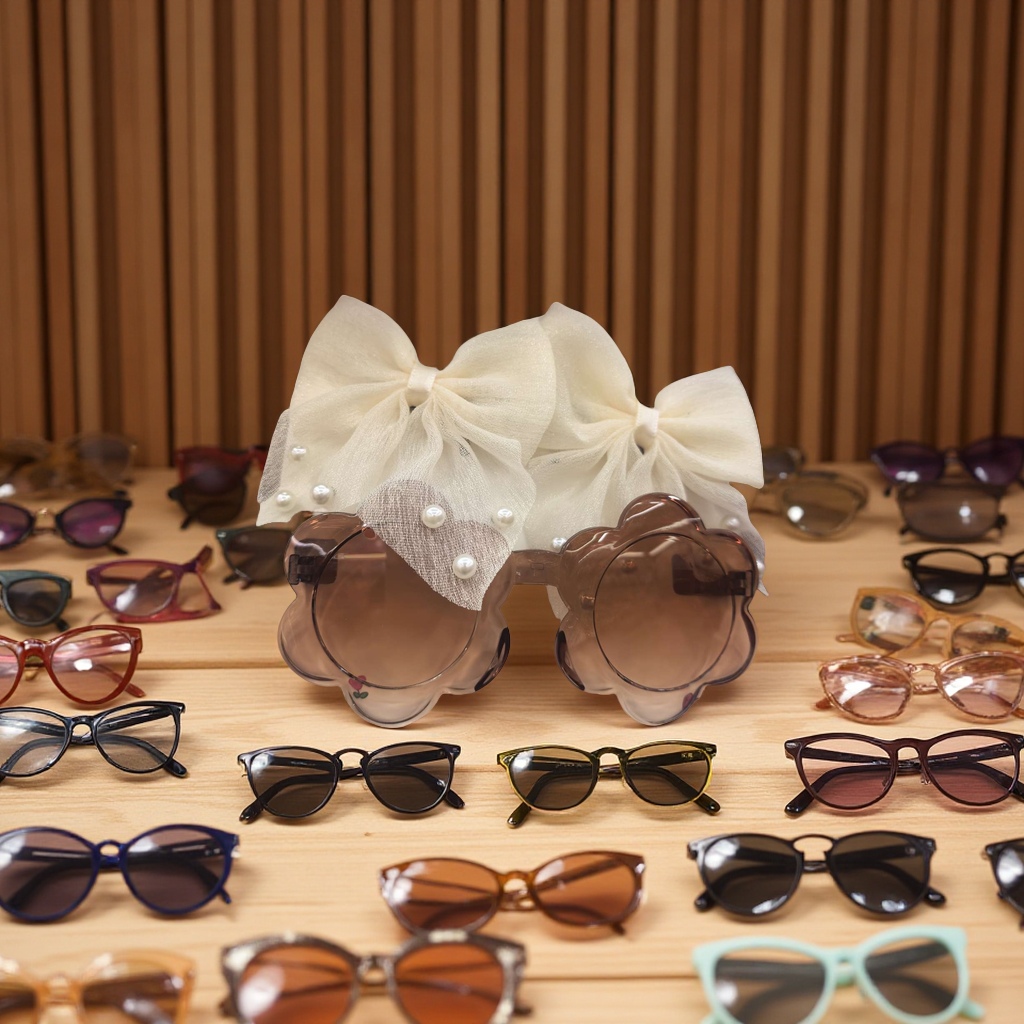 渐变多色眼镜夹子领结配件时尚百搭创意装饰品多款可选