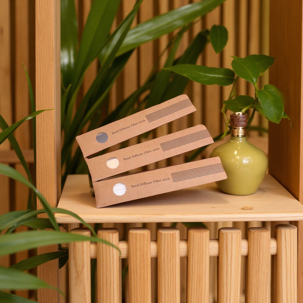 Rattan fragrance volatilizer, fiber perfume, flameless aroma diffuser, plug-and-play, convenient and hygienic. Wood-scented tweezers, suitable for home and office fragrances details Picture