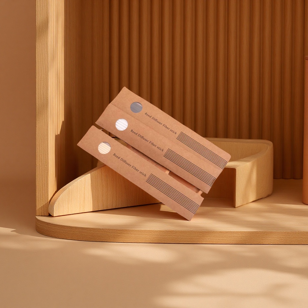 Rattan fragrance volatilizer, fiber perfume, flameless aroma diffuser, plug-and-play, convenient and hygienic. Wood-scented tweezers, suitable for home and office fragrances Application Scenario