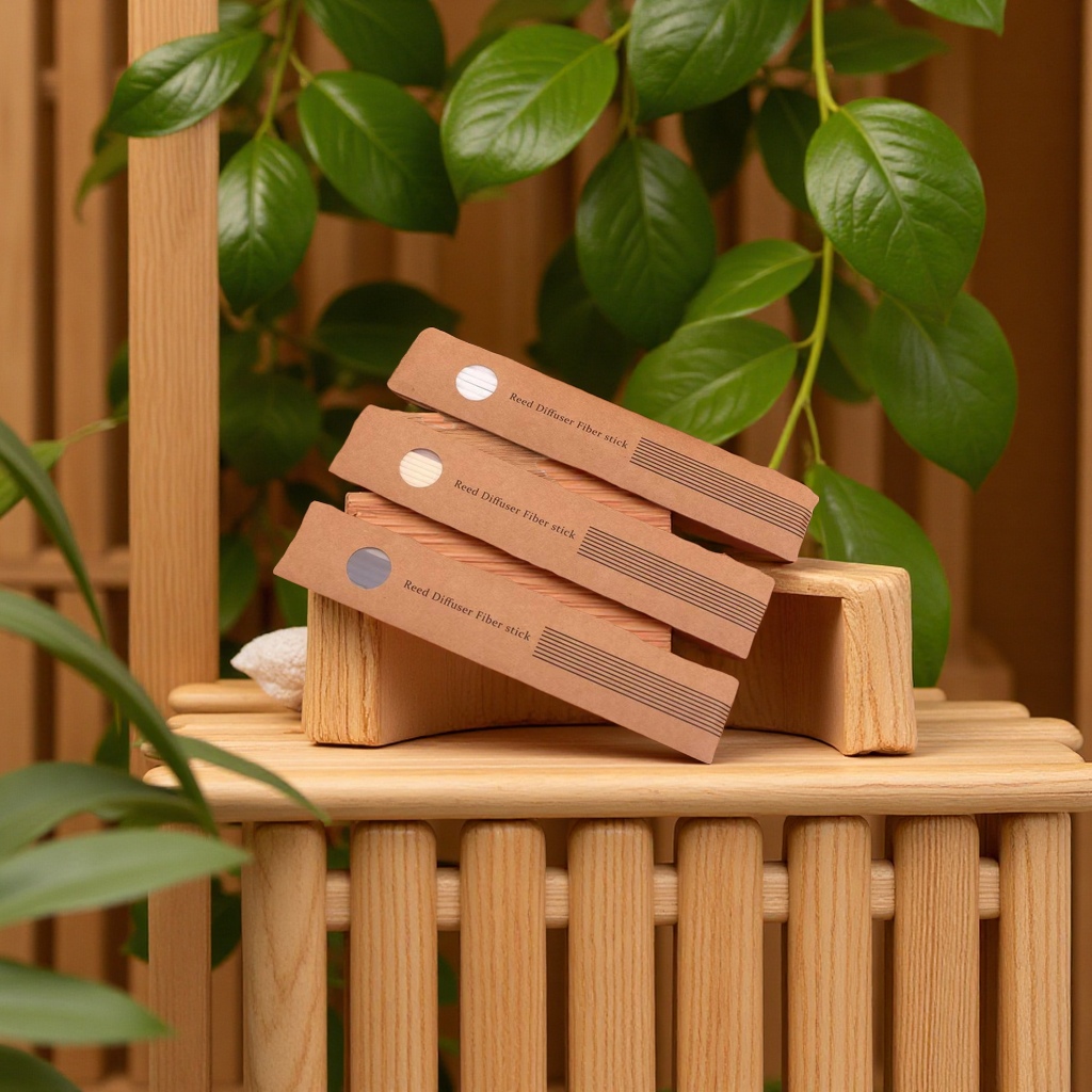 Rattan fragrance volatilizer, fiber perfume, flameless aroma diffuser, plug-and-play, convenient and hygienic. Wood-scented tweezers, suitable for home and office fragrances Item Picture